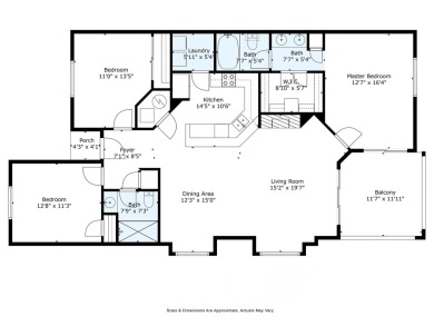 Waterfront and fully furnished! This 3-bedroom, 2-bath condo in