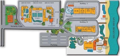 This 2BR/2BA condominium is located on the top floor of the