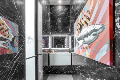 An unparalleled gated waterfront estate located on the deep