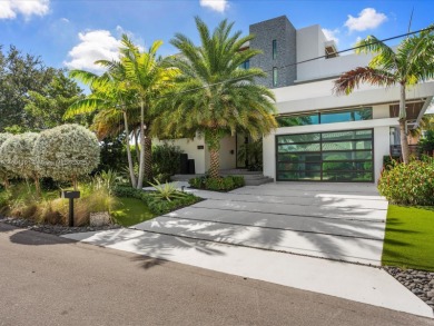 Newly built waterfront estate offering 70 feet of direct