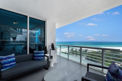 Direct Oceanfront Mosaic Residence in Miami Beach boasting a