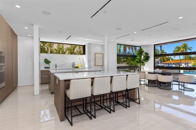 Luxurious three story waterfront estate newly constructed in