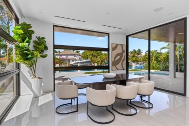 Luxurious three story waterfront estate newly constructed in