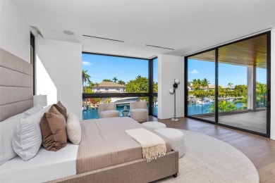 Luxurious three story waterfront estate newly constructed in