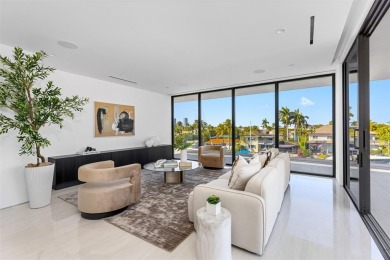 Luxurious three story waterfront estate newly constructed in