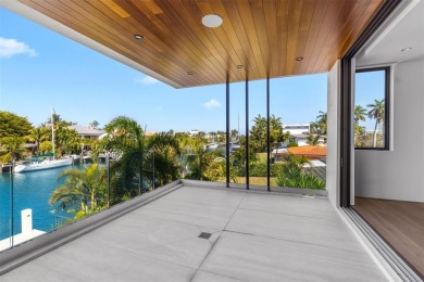 Luxurious three story waterfront estate newly constructed in