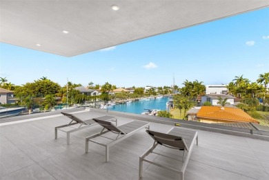 Luxurious three story waterfront estate newly constructed in