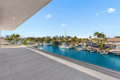 Luxurious three story waterfront estate newly constructed in