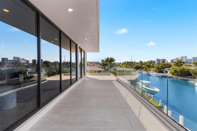 Luxurious three story waterfront estate newly constructed in