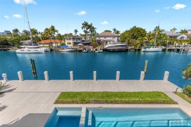 Luxurious three story waterfront estate newly constructed in