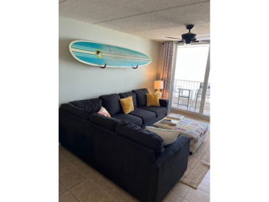 Sixth floor oceanfront unit on a quiet no-drive stretch of Ponce