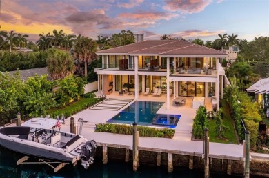 Custom, new construction, contemporary waterfront estate in the