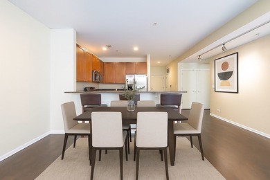 Step outside your living room through a sliding glass door onto