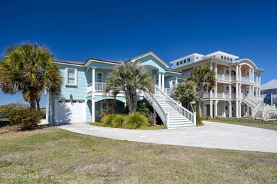 Sound Front ICWW home on Topsail Island with boat dock and lift