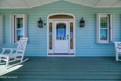 Sound Front ICWW home on Topsail Island with boat dock and lift