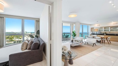 Perched on the 39th floor of The Setai, this stunning 3 bed / 3