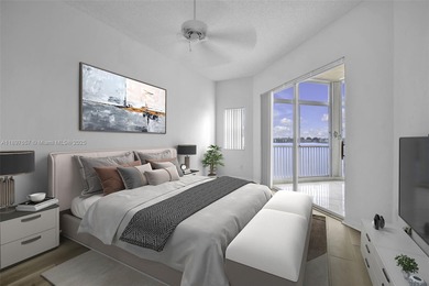 Amazing water view from 2 bedroom 2 bathroom high ceilings condo