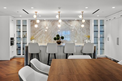 Immersed in verdant, canopied landscaping, offering panoramic