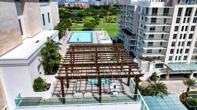 Immersed in verdant, canopied landscaping, offering panoramic