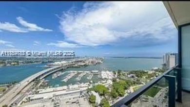 Enjoy breathtaking  view of Biscayne Bay and city  .Offering a