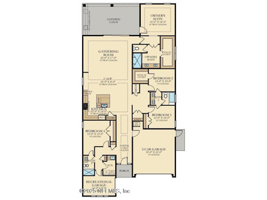 CDD Bond Paid! This gorgeous 4 bedroom, 3-bathroom, split 3-car