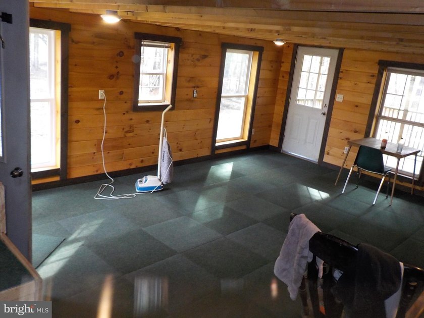 Recreational use wood frame cabin with detached garage and pond - photo 2