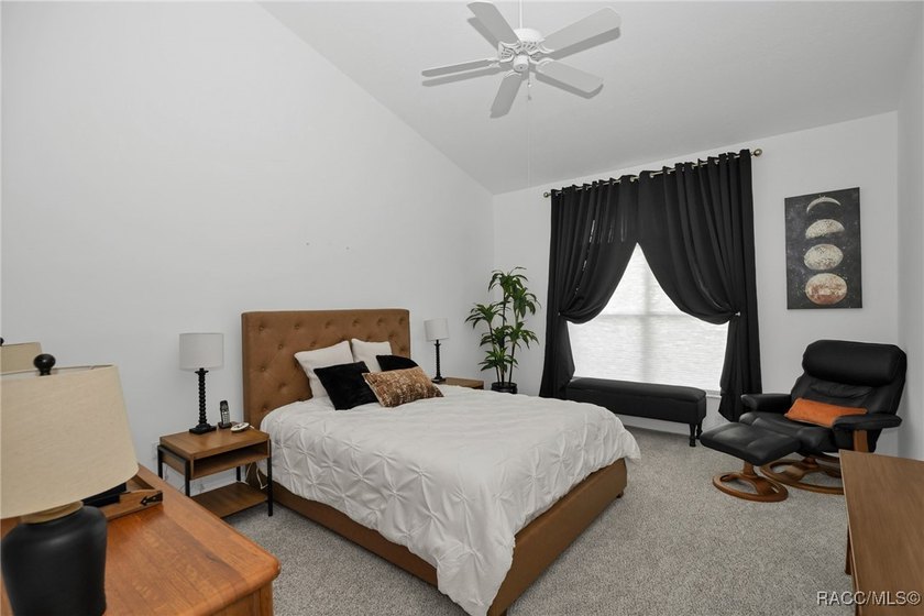 Enter to vaulted ceilings, beautiful bamboo floors in living and - photo 25