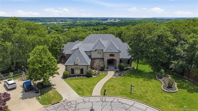 This one-of-a-kind enclave in Jenks is an estate resting on a - photo 3