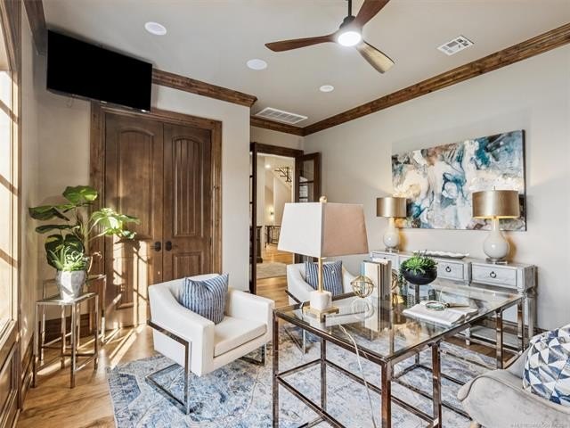 This one-of-a-kind enclave in Jenks is an estate resting on a - photo 10