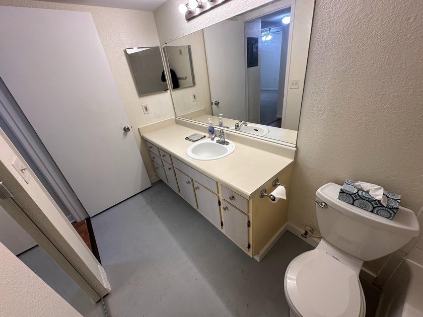 This cozy 1/1 condo features an open living/dining area with a - photo 10