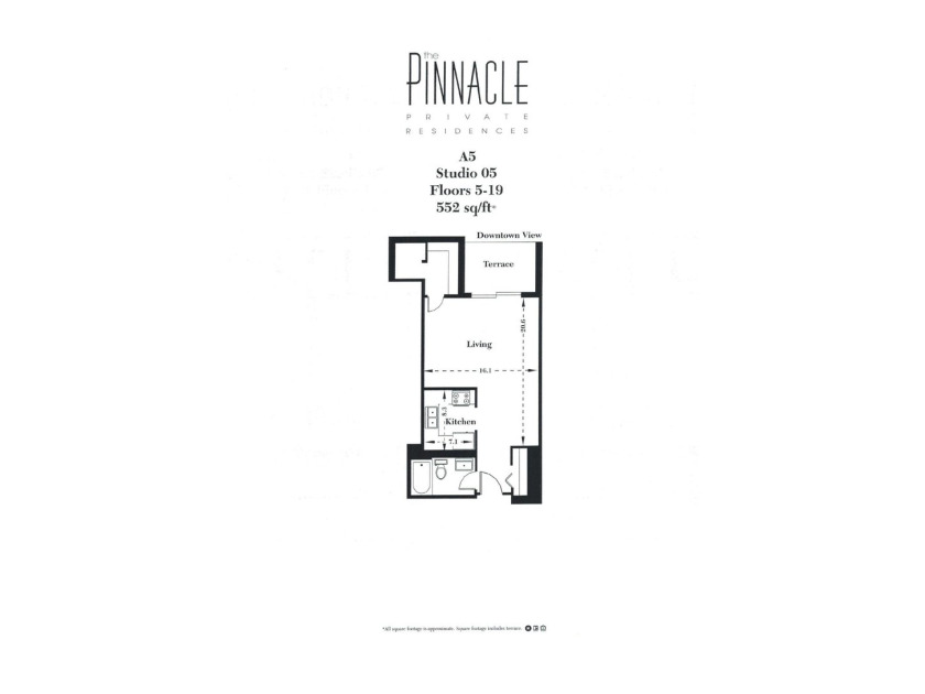 Fabulous 5th floor studio at The Falls Pinnacle, one of the best - photo 4