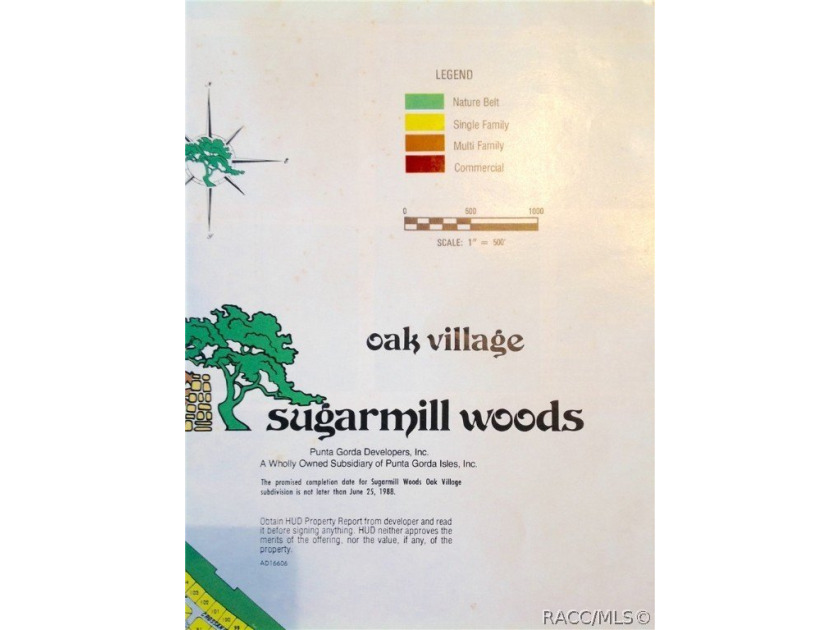 Premium home site in Oak Village at Sugarmill Woods located on a - photo 3