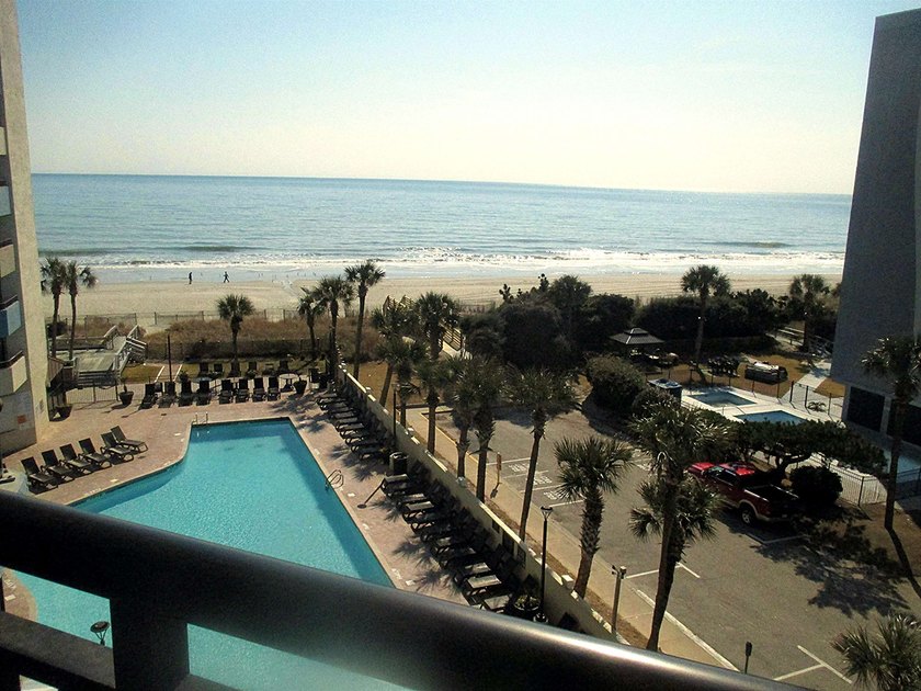 Fantastic ocean views from the large balcony that reaches from - photo 2