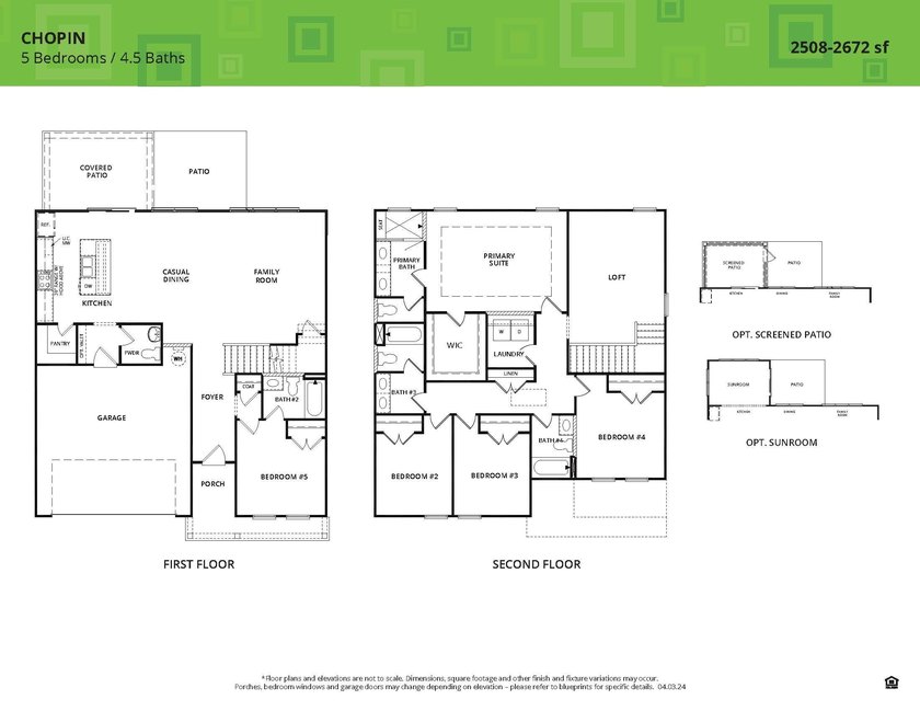 UNDER CONSTRUCTION - The Chopin floor plan offers 5 bedrooms &amp; 4 - photo 19