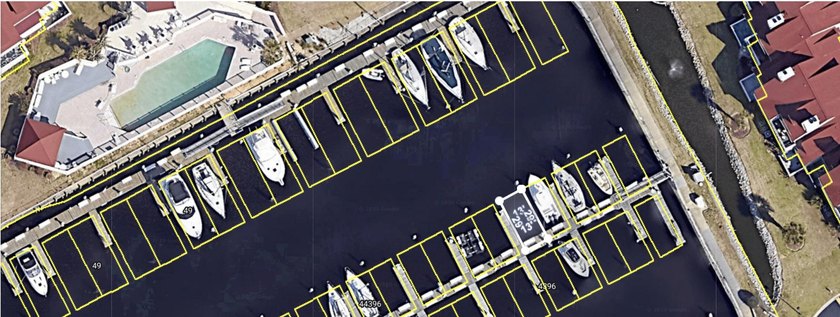 Prime location boat slip with quick and easy access to the - photo 5