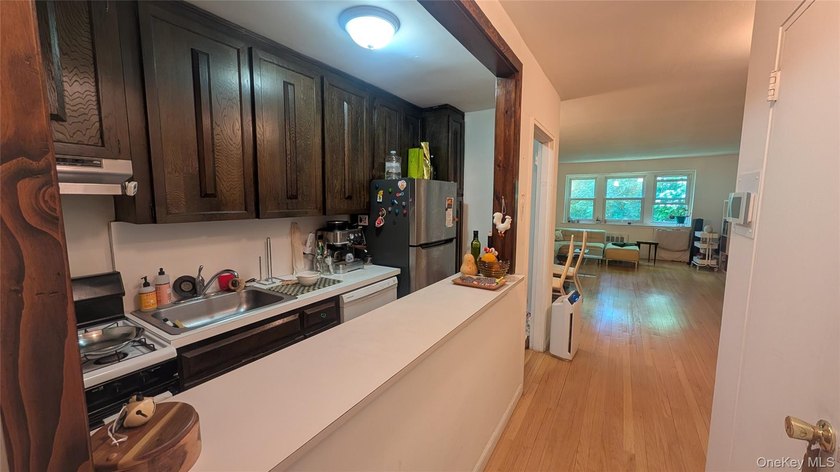 Open floor plan with a dining area and a well-lit living room - photo 2