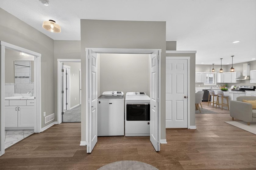 Built in 2021, this quality stick built home offers the ease of - photo 9