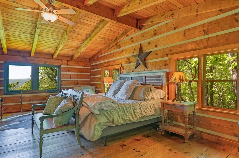 Nestled high in the North GA mountains, this extraordinary log - photo 18