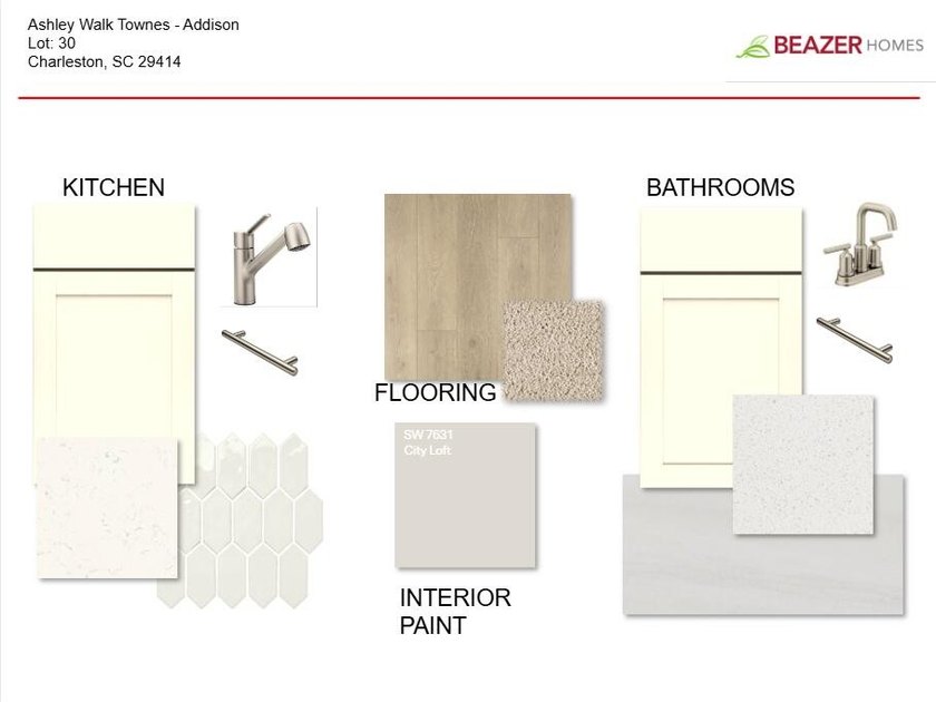 The Addison plan is an interior two-story townhome with the - photo 2