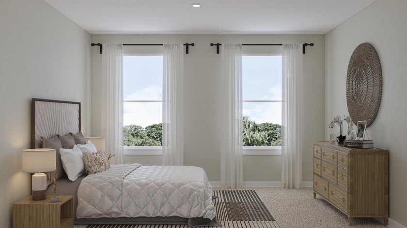 The Addison plan is an interior two-story townhome with the - photo 10