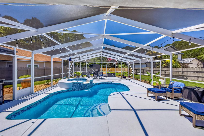 Nestled on a .54 acre corner cul-de-sac lot in the gated - photo 2