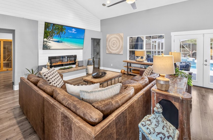 Nestled on a .54 acre corner cul-de-sac lot in the gated - photo 6