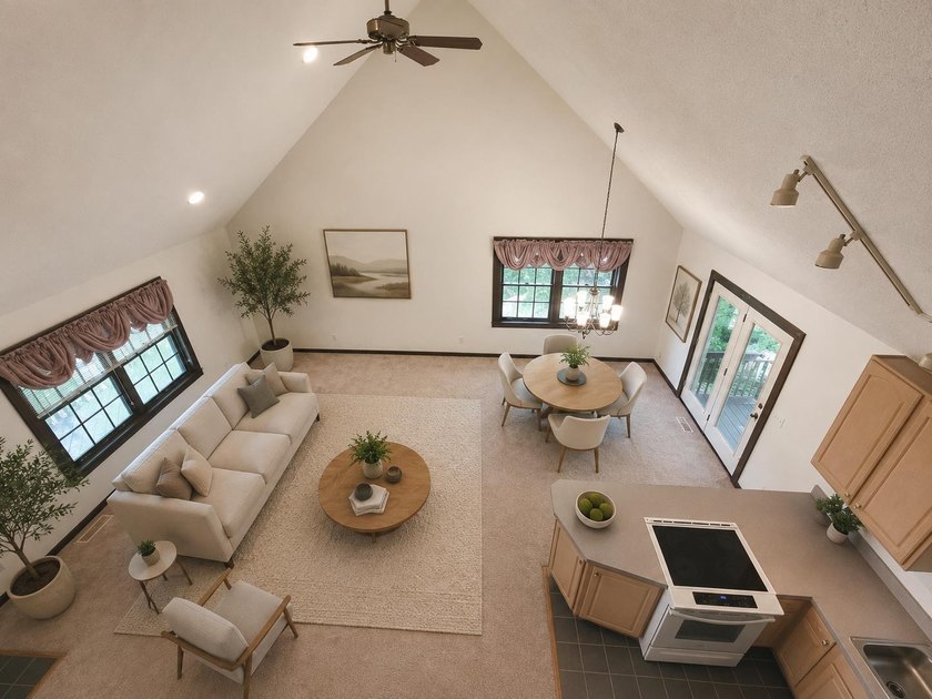Cabin vibes, wooded views, extra lot, under $300,000.00. Located - photo 3