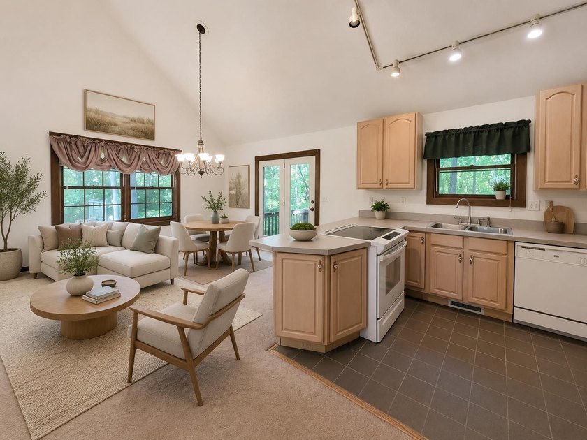 Cabin vibes, wooded views, extra lot, under $300,000.00. Located - photo 6