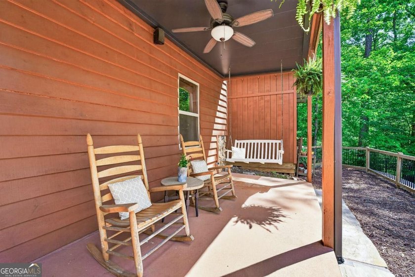 Fully furnished true log home on 5.78 private wooded acres in - photo 37