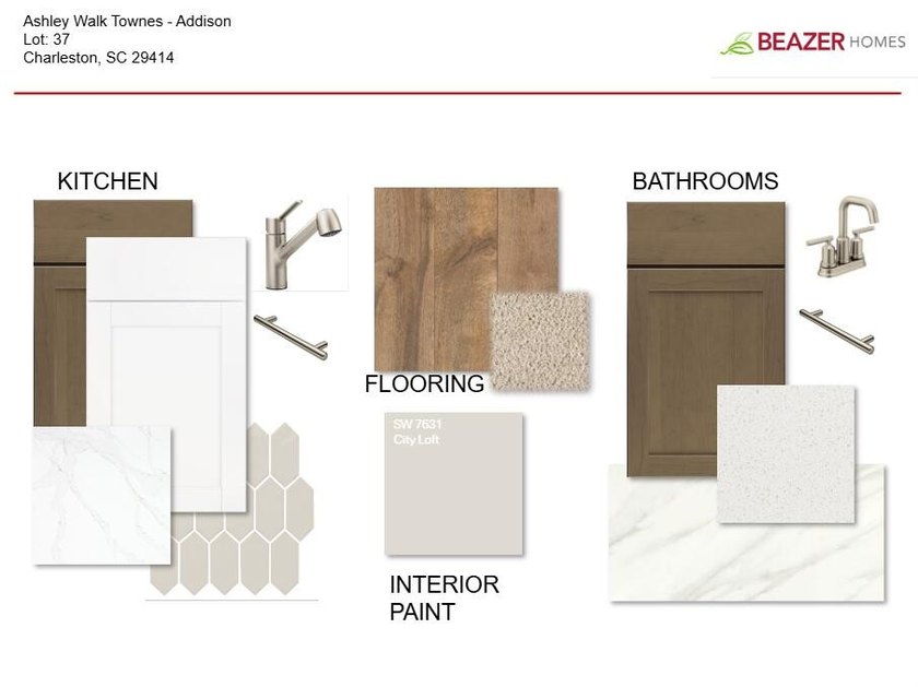 The Addison plan is an interior two-story townhome with the - photo 2