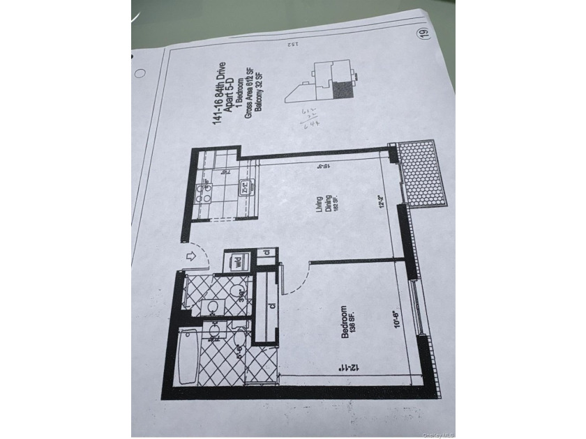 Excellent one-bedroom apartment with 1.5 bath with a balcony - photo 3