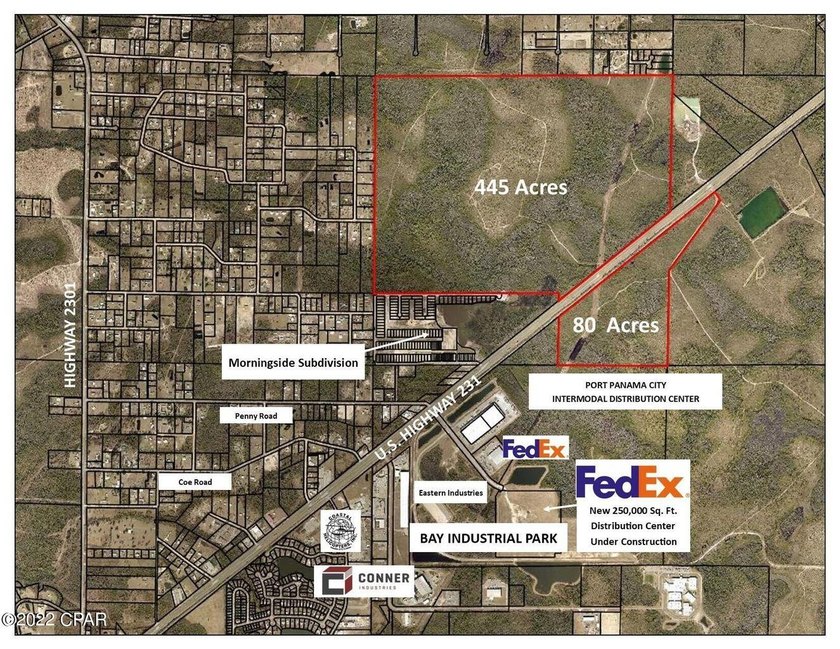 Approximately 80 acres with +/- 3,700 feet fronting U.S. Highway - photo 5