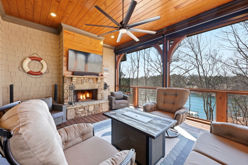 Custom waterfront retreat with private deep-water dock - photo 14