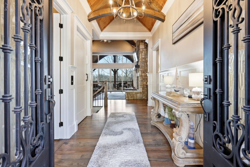 Custom waterfront retreat with private deep-water dock - photo 6